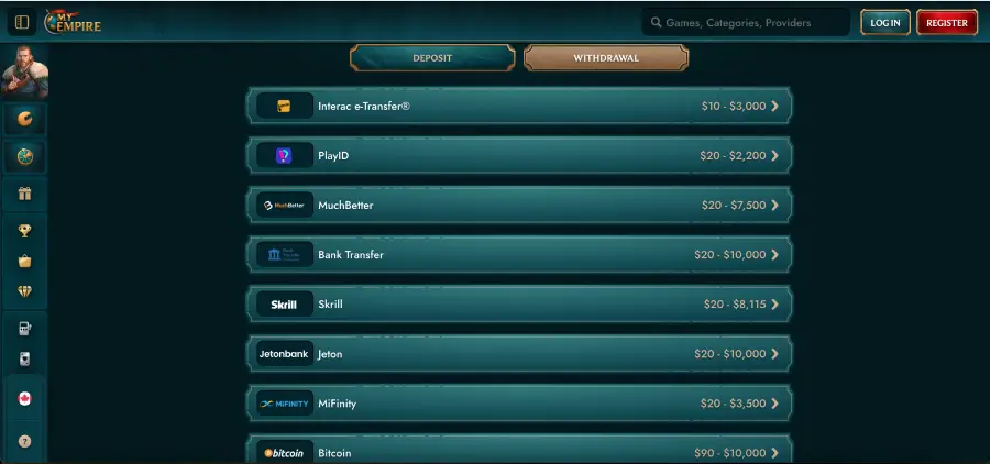 Online casino My Empire withdrawal processing time Online casino My Empire withdrawal processing time